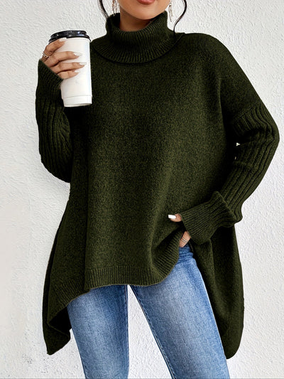 Laila™ | Oversized Polo Sweater