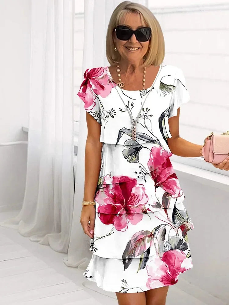 Nala – Floral Ruffle Dress