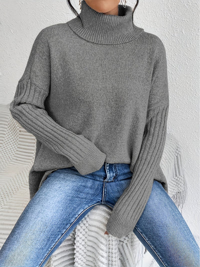 Laila™ | Oversized Polo Sweater
