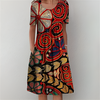 Adeen – Floral Midi Dress