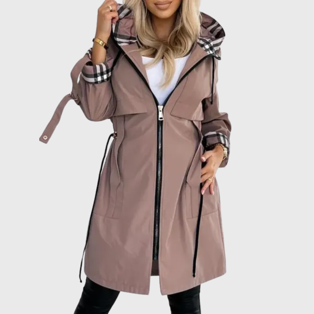 Denise | Women's Coat with Front Zip