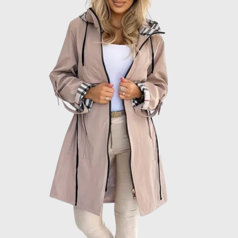 Denise | Women's Coat with Front Zip