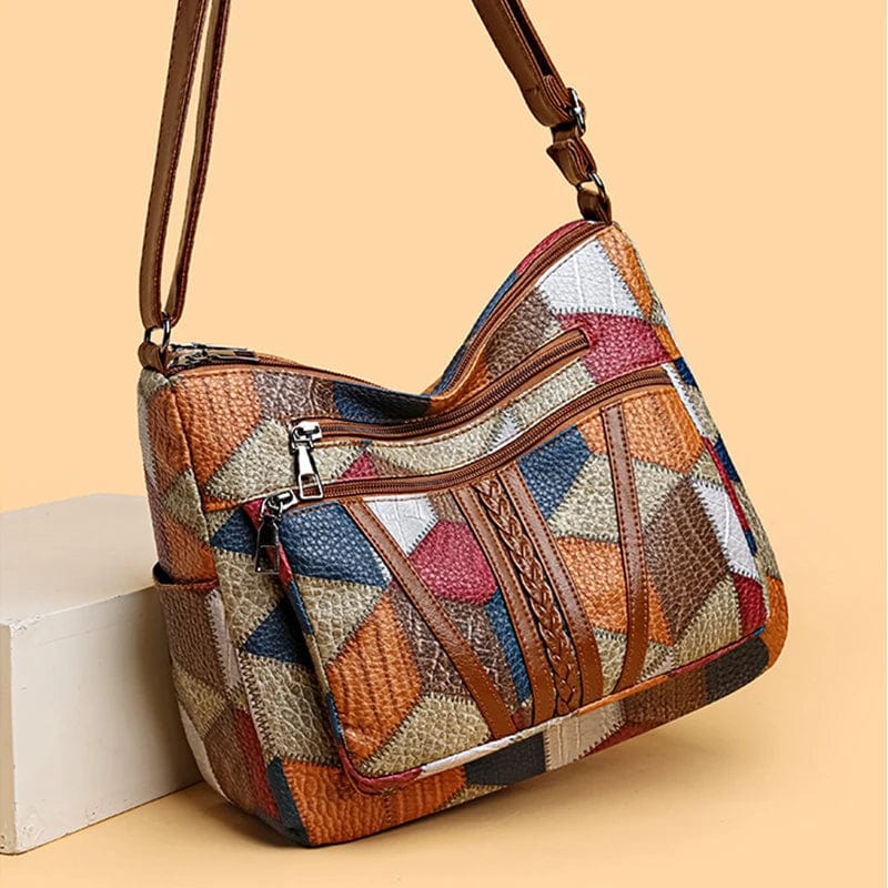 Zavelli™ | Handbag in Mosaic Leather