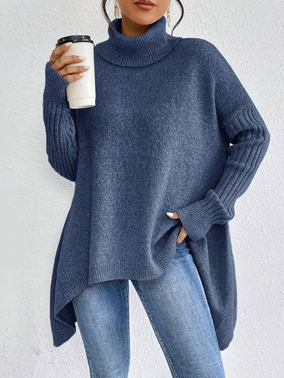 Laila™ | Oversized Polo Sweater