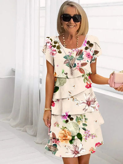 Nala – Floral Ruffle Dress