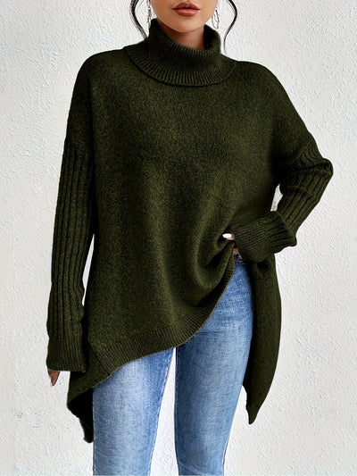 Laila™ | Oversized Polo Sweater