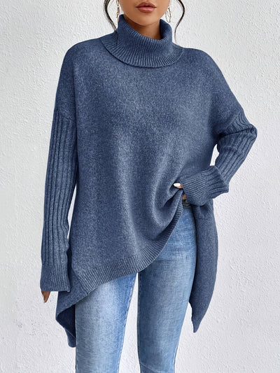 Laila™ | Oversized Polo Sweater