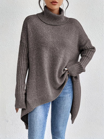 Laila™ | Oversized Polo Sweater