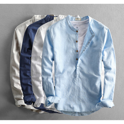 The Luca™ | Men's Summer Linen Shirt