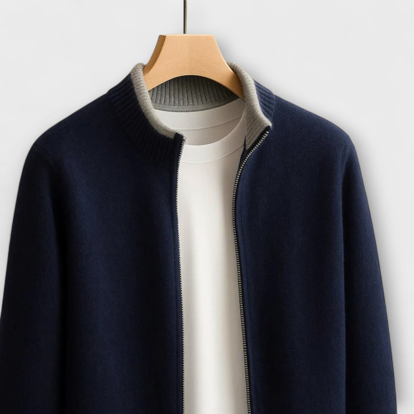 David - Knitted Zip Jacket