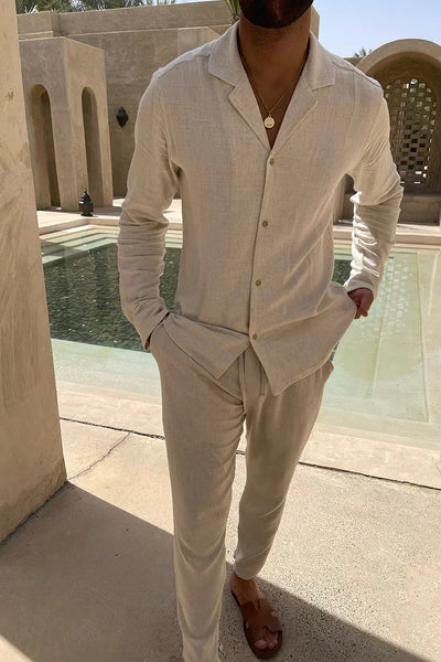 ENZO - LINEN SET FOR MEN