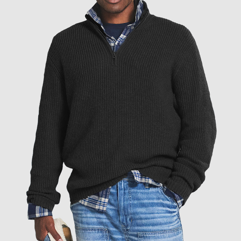 ARLO | QUARTER-ZIP SWEATER